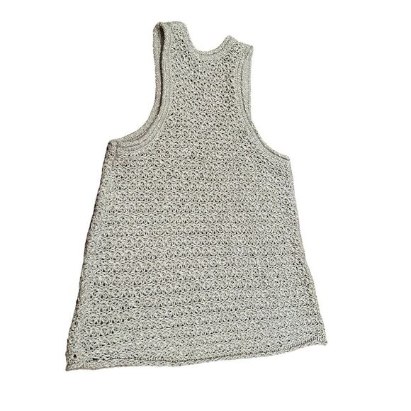 Aerie Chunky Knit Scoop Neck Sweater Tank Top size Small Petite - Picture 3 of 6